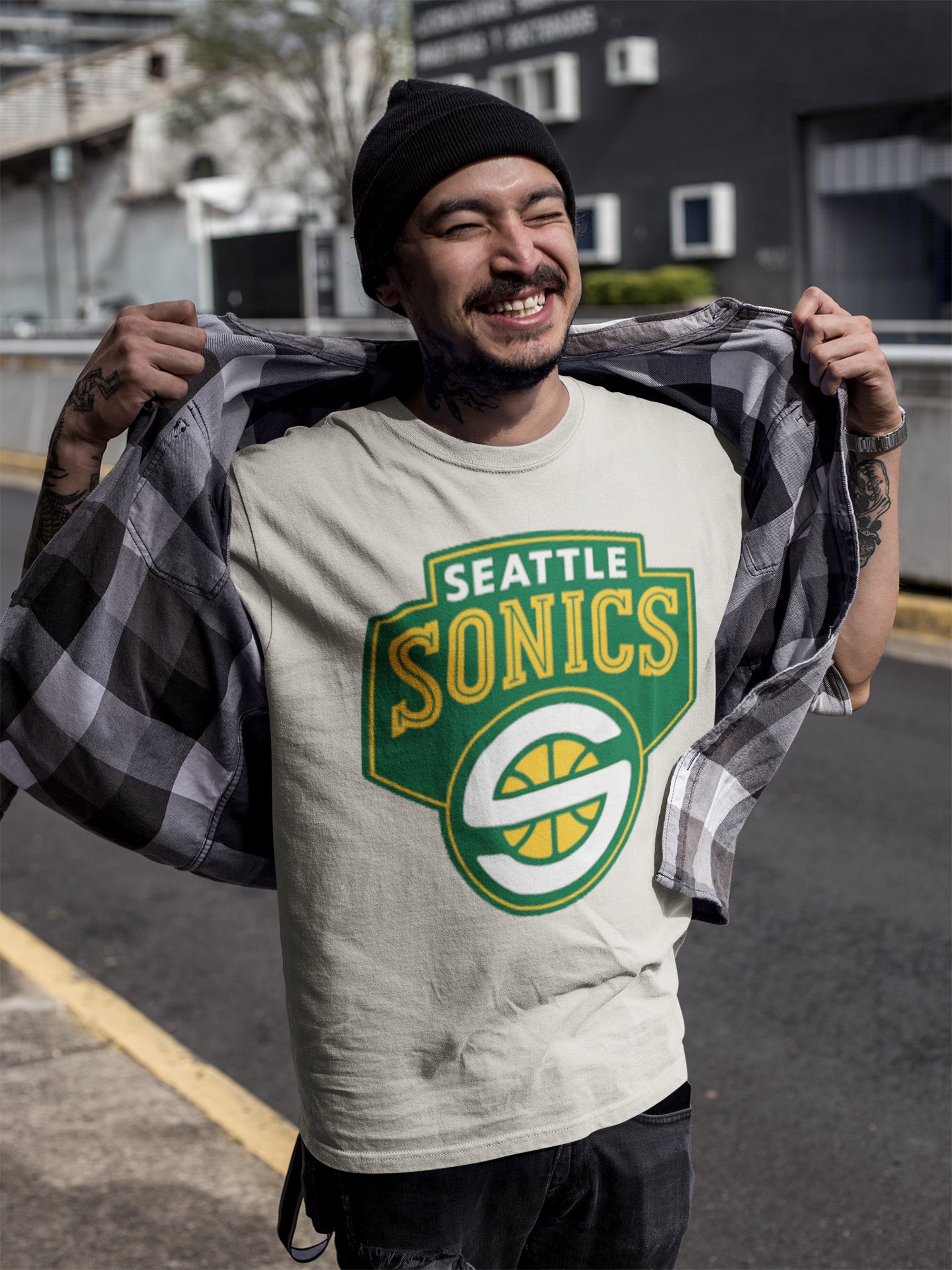 90's Vintage Style Seattle Supersonic Tshirt