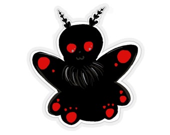 Mothman Kiss-Cut Stickers