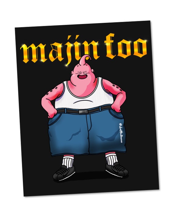 Majin Boo - Digital Painting : r/dbz