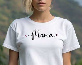 T-shirt maman, chemise maman, chemise fête des mères, cadeau pour maman, chemise future maman, chemise amusante, T-shirt en coton, cadeau pour elle, t-shirt unisexe à manches courtes