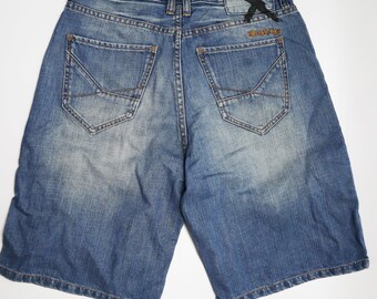 Short patineur Billabong | Jorts en jean authentiques | Taille 30" homme (M pour femme)