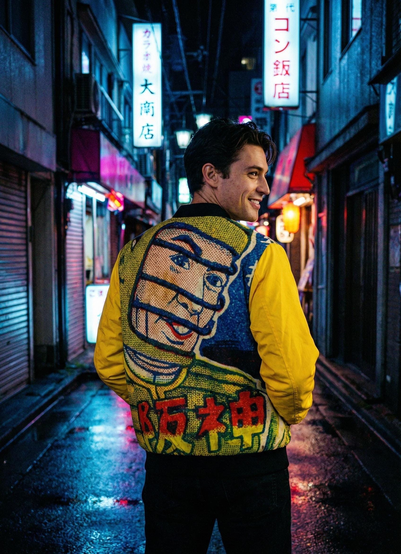 Kanji Bomber Jacket - Etsy