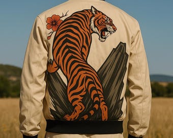Vintage 90s Black Panther Zip It Jacket Rare MA-1 Flight