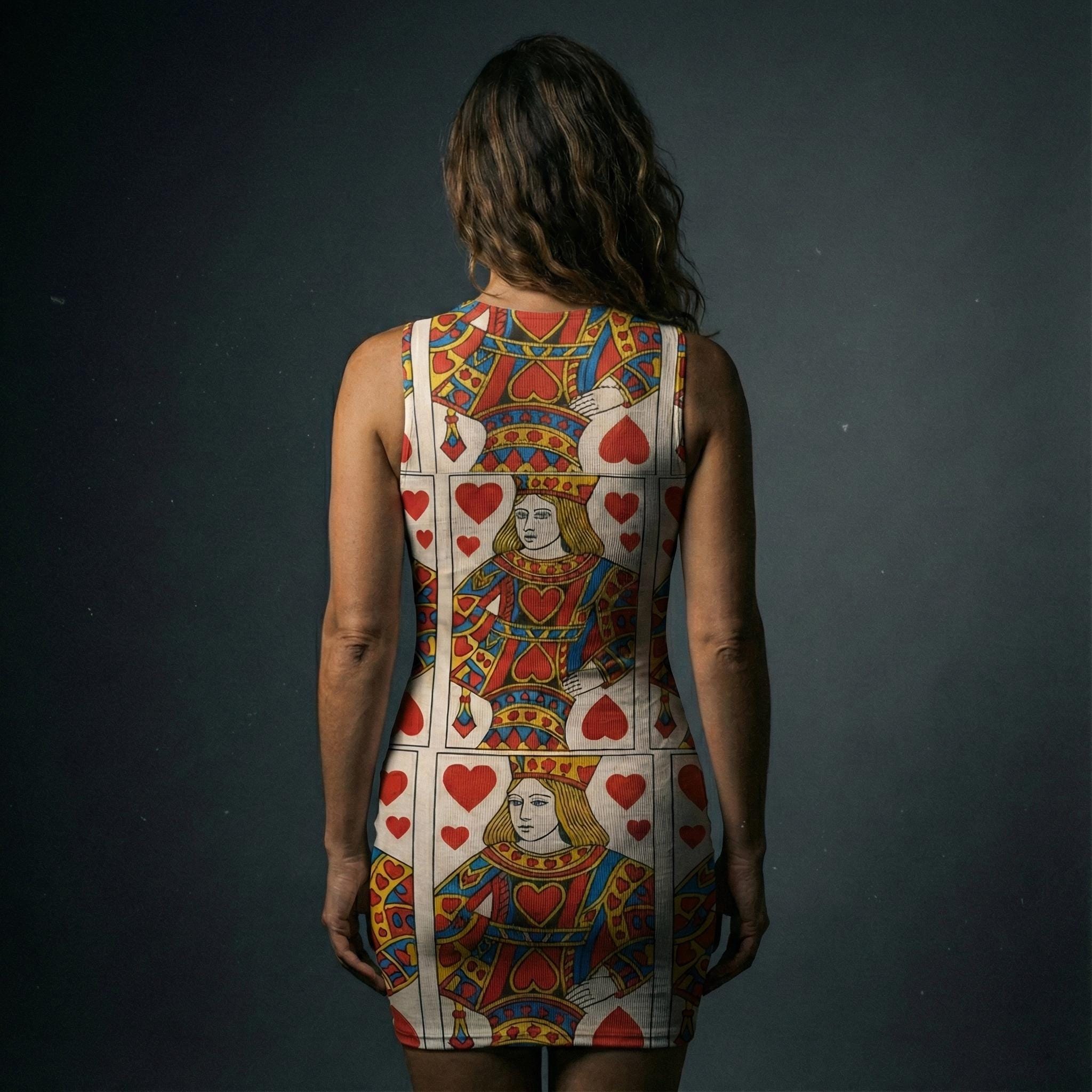 queen of hearts bodycon dress HEART QUEEN BODYCON DRESS  PIRADOS