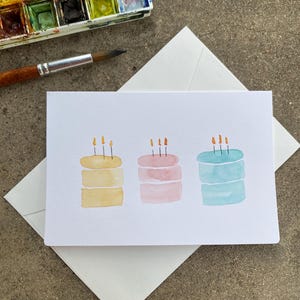 Geburtstagskuchen Karte /Cute Birthday Card