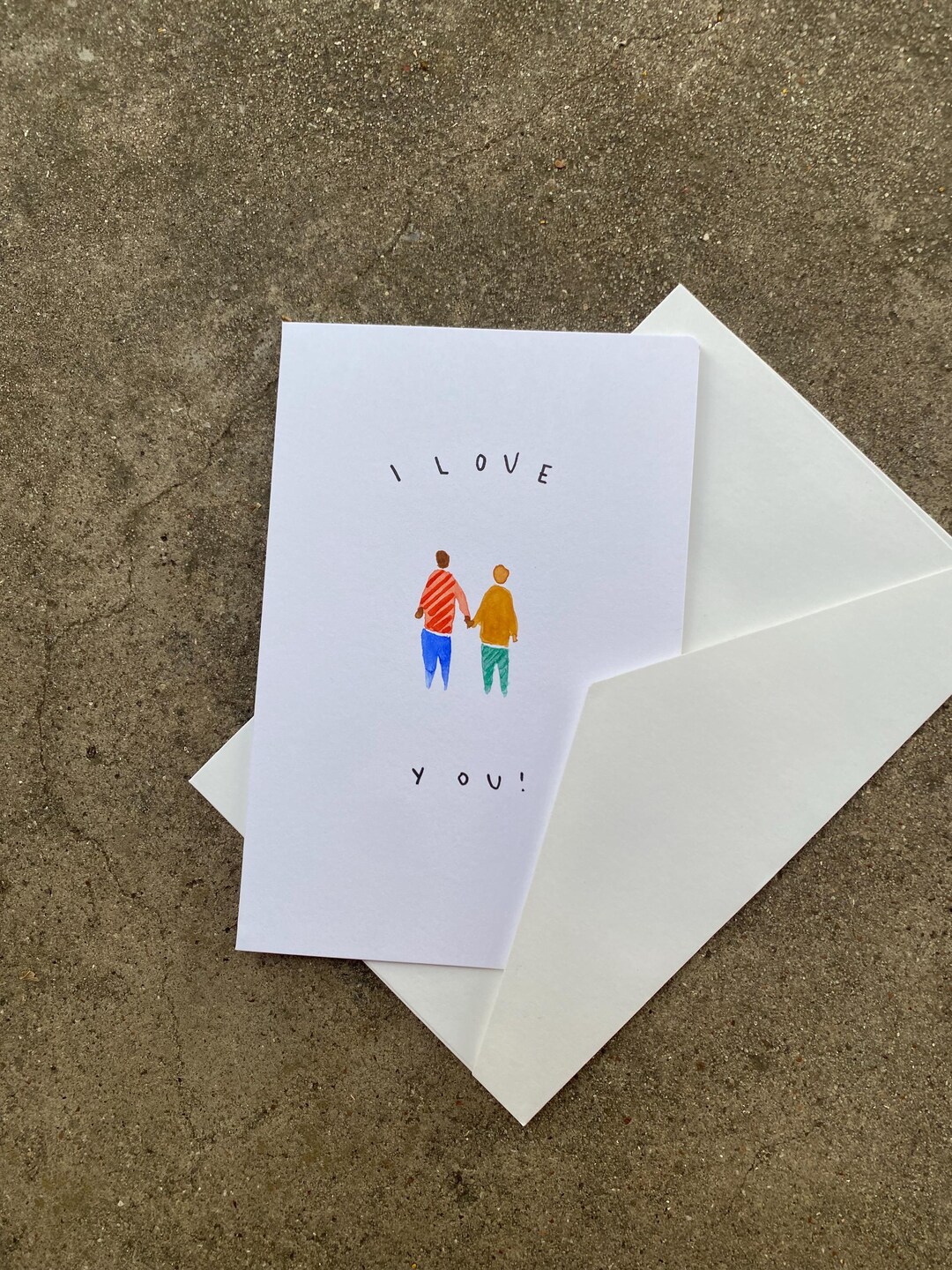 I Love You Anniversary Card/for Her/for Him/sweet I Love You Card - Etsy