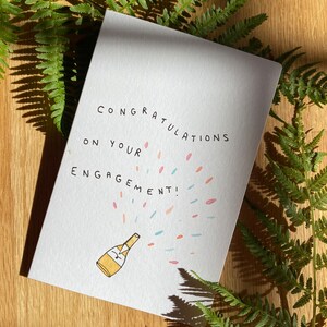 Carte de félicitations pour les couples/Carte de célébration de fiançailles