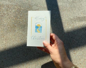 Custom Watercolor Christmas Cards – Hand-Painted Holiday Client Gifts