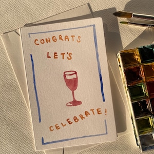 Gefeliciteerd kaart Feestkaart voor afstuderen/bruiloft/jubileum