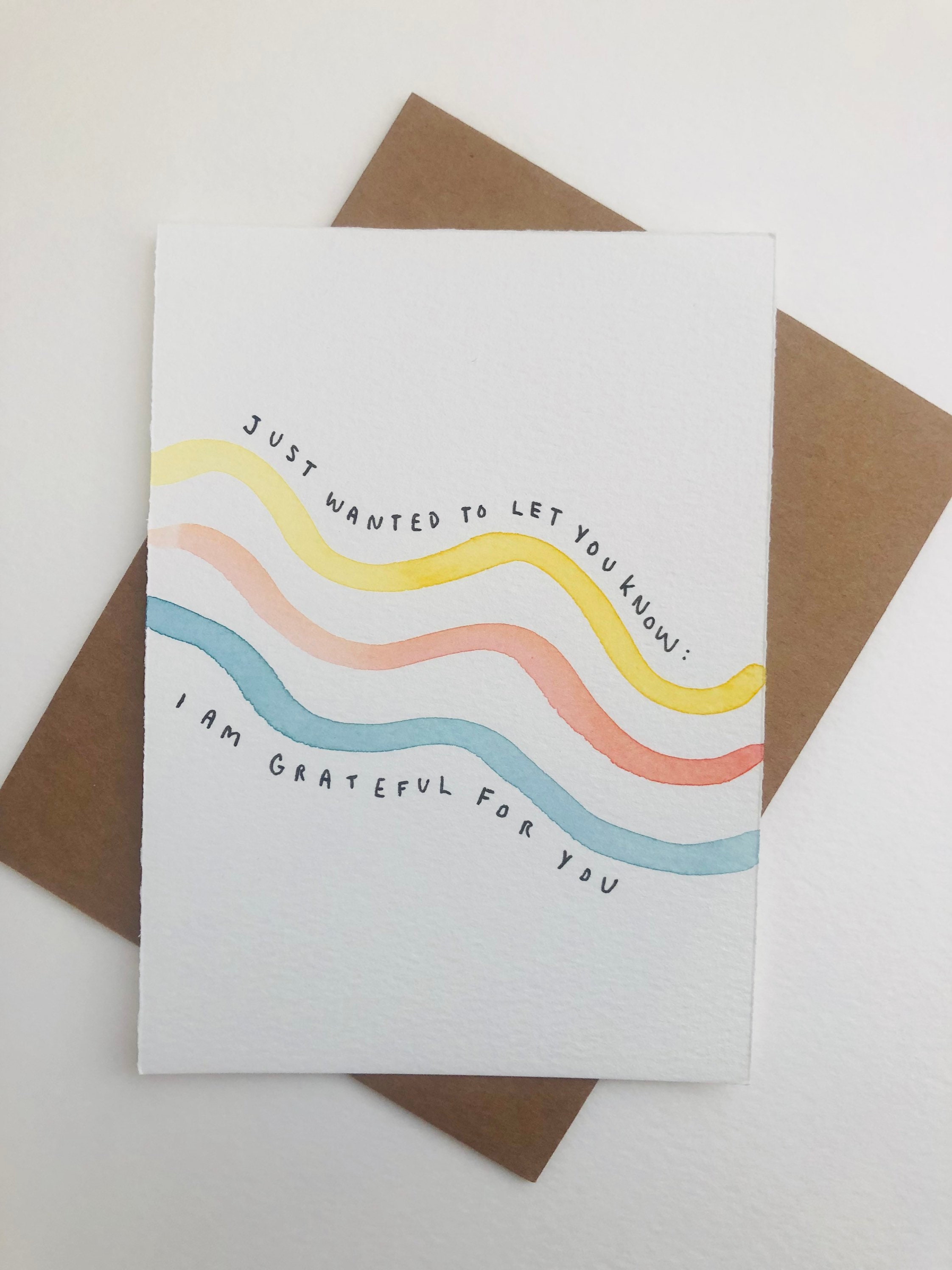 Handmade Watercolor Thank You Card Set - Grateful Cards - Etsy