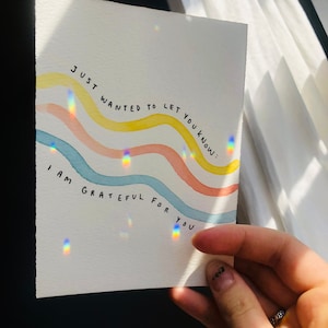 Handmade Watercolor Thank You Card Set - Grateful Cards - Etsy