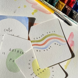 Conjunto de afirmações para mães, baralho de cartas de afirmação, presente para mães