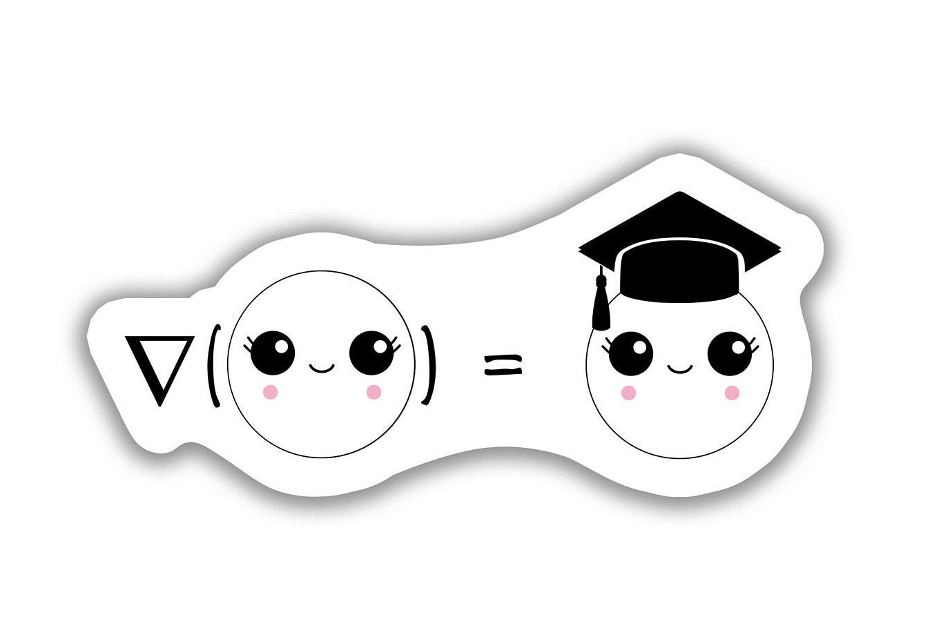 Cute funny math sticker set edition 2 the math pal great | Etsy