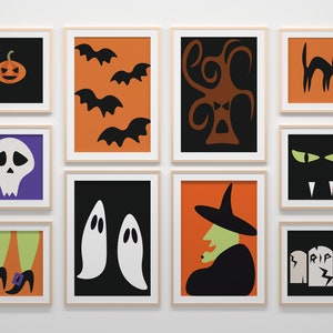 10 Halloween Printables Bundle Deal Halloween Decor - Etsy