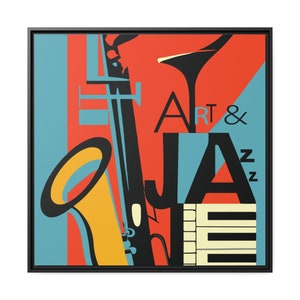 Art Jazz Poster | vintage jazz poster |  Vintage Jazz Art | Midcentury art |  Jazz Wall Art | Jazz Poster  | jazz fest poster | Jazz Art