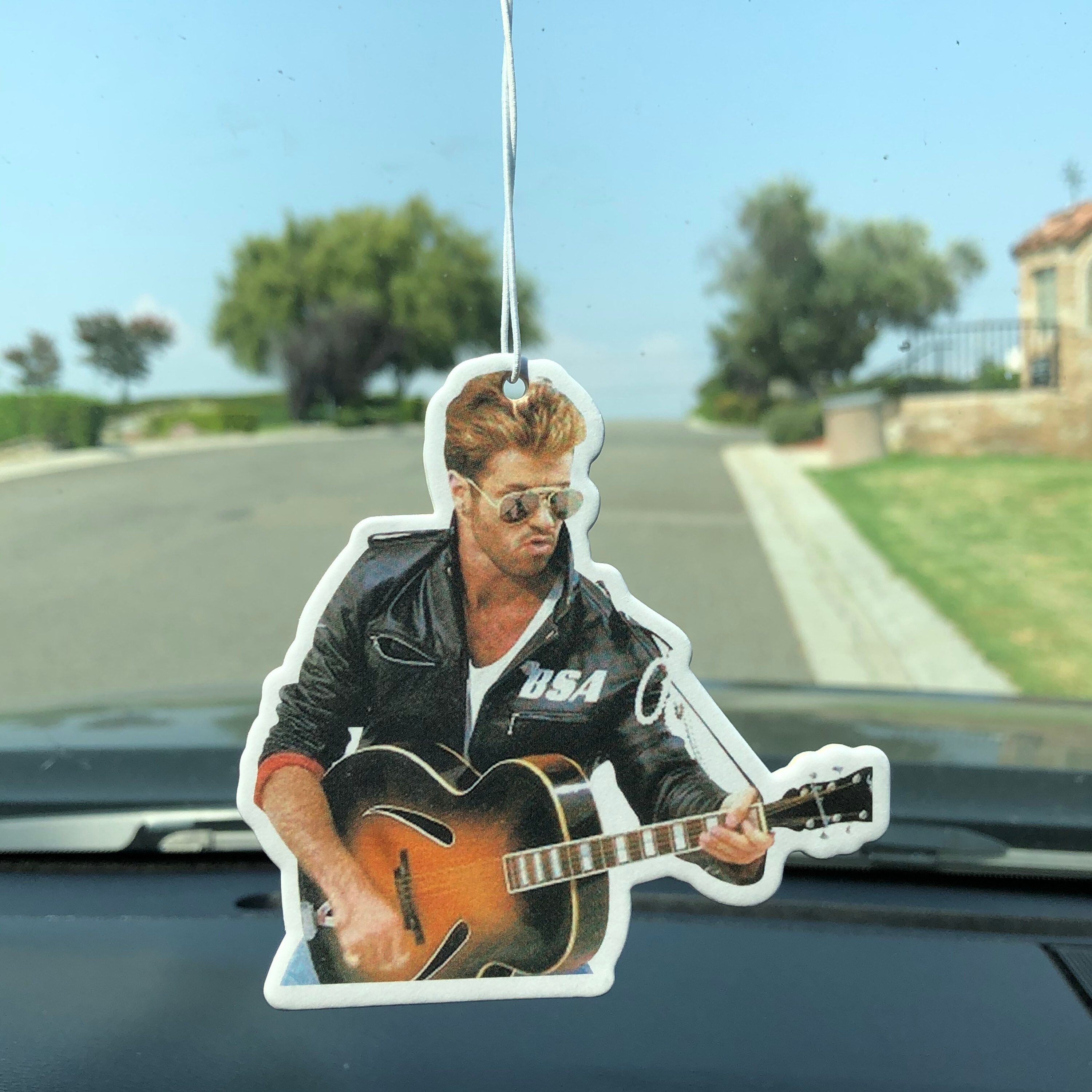 George Michael Inspired| Car Air Freshener|New Car Scent|  Unique Gift