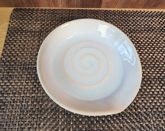 Spoon rest in pearl white glaze