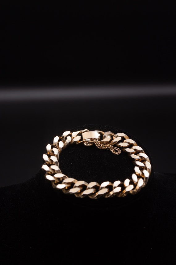 14K Gold 7 inch Cuban Bracelet