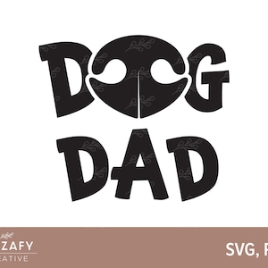 Dog Dad SVG | Dog Papa SVG | Fur Dad SVG | Dog Gift | Gift for Him | Paw Print svg | Gift for Dad | Father&#39;s Day svg | Dad Gift