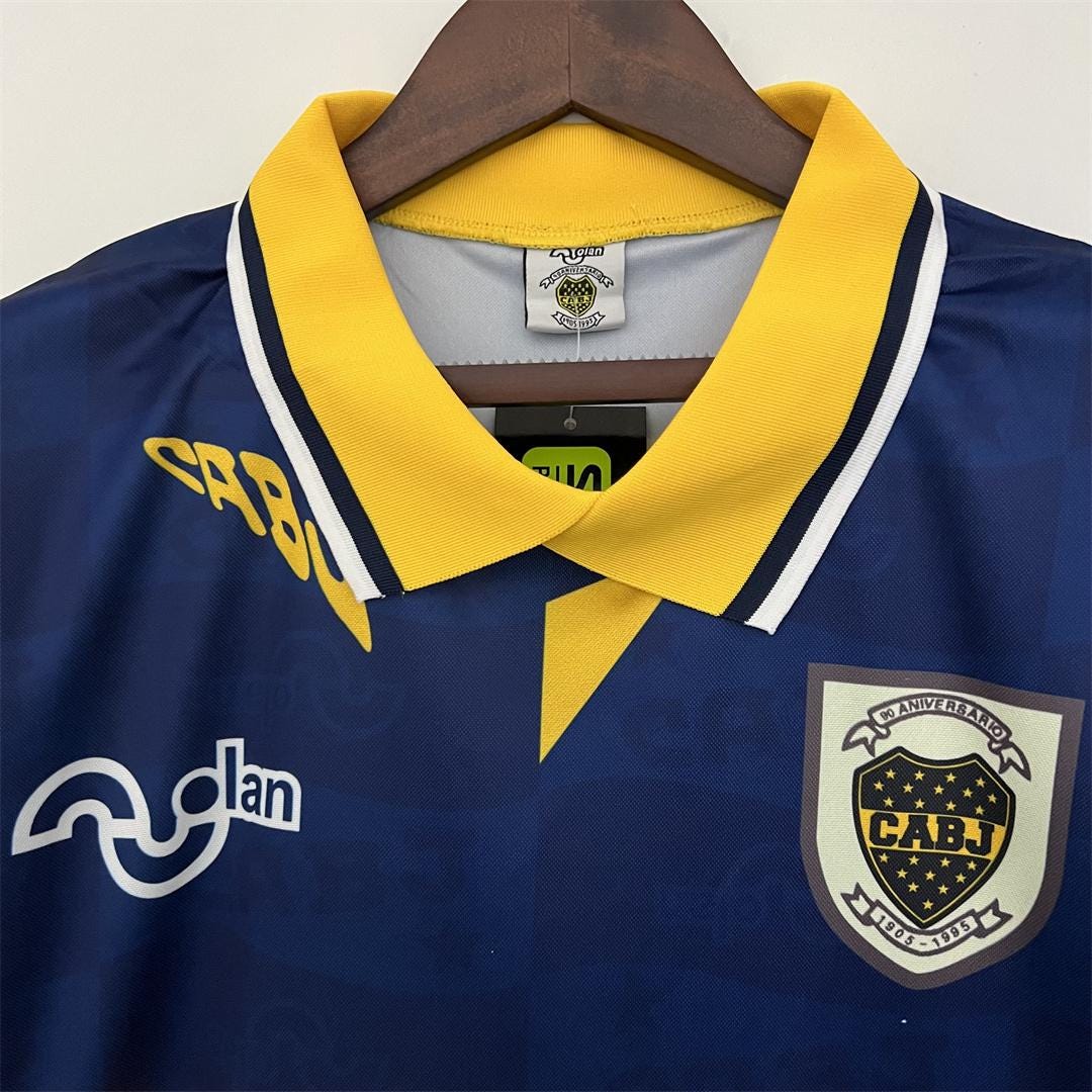 Boca Juniors 1995/96 Retro Jersey: Argentine Football Shirt - Etsy