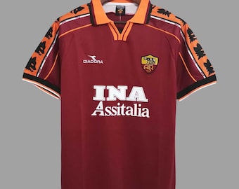 ウェア DIADORA - 90&#39;s AS Roma Home Jersey 1999-00 Diadora Roma Home Shirt (when Nakata was a member