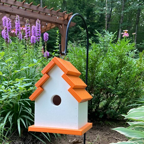 Picture of Classic Wren Eco-friendly Birdhouse Gray With Black Roof - Etsy