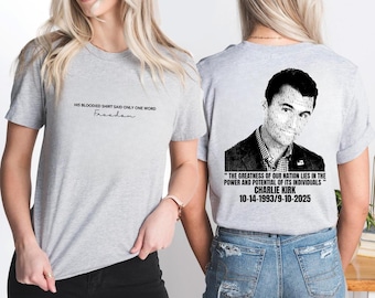 Buy 1 Get 50| Patriotic 'Freedom' Quote Memorial PNG– front minimalist script, back gray portrait with inspirational nation quote,unisex