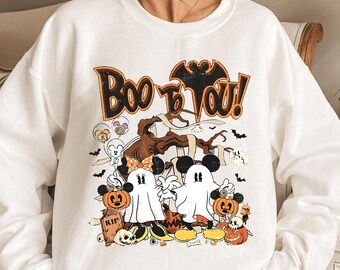 Boo to You Halloween png, Duch Myszki Miki i Minnie, Straszny sezon, Cukierek albo psikus, Halloween w Disneylandzie, Nie taka straszna impreza Myszki Miki, Cyfrowy PNG