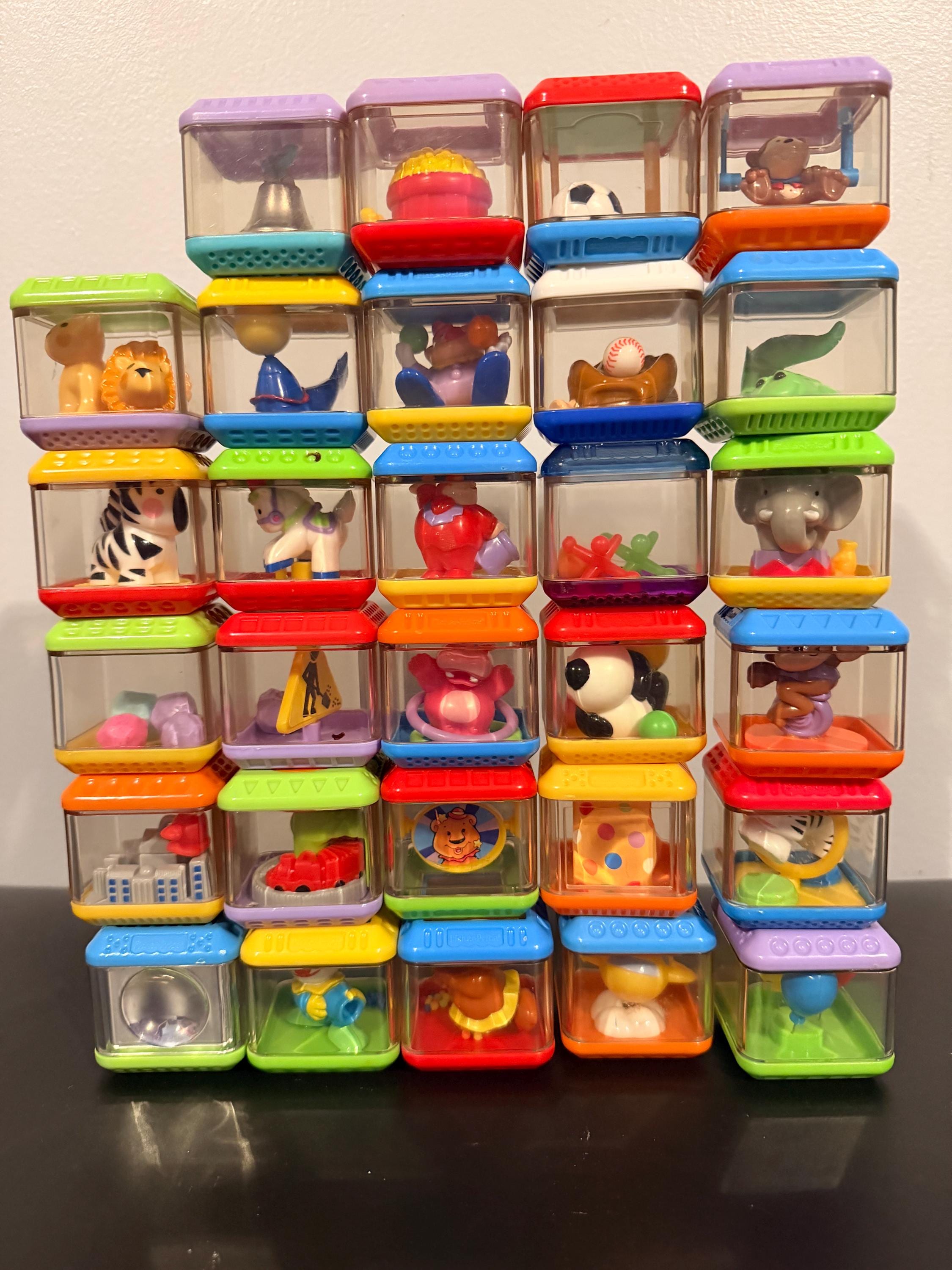 Fisher Price Peek A Boo Blocks Set of 29 - Etsy