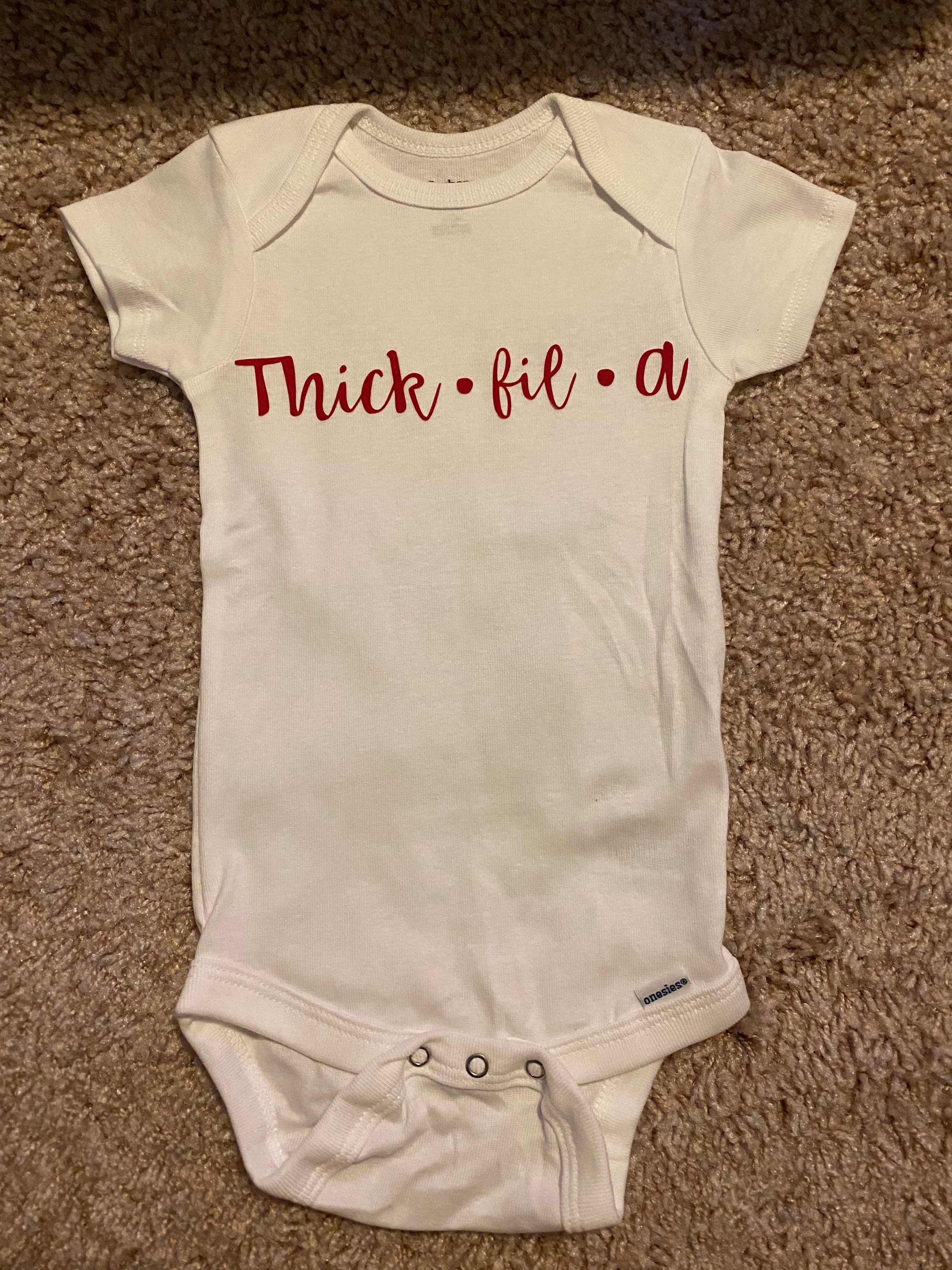 Thick fil hotsell a baby onesie