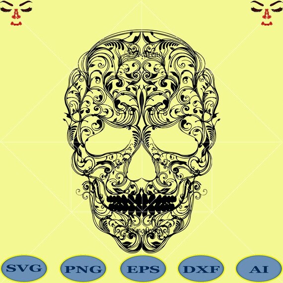 Download Hypnotic Skull Svg Sugar Skull Svg Art Skull Svg Skull Svg Skull Vector Skull Logo Day Of The Dead Svg Halloween Svg Mandala Skull