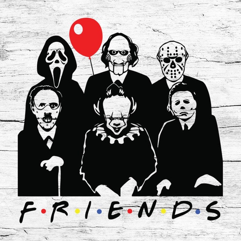 Free Free 233 Friends Horror Movie Svg SVG PNG EPS DXF File