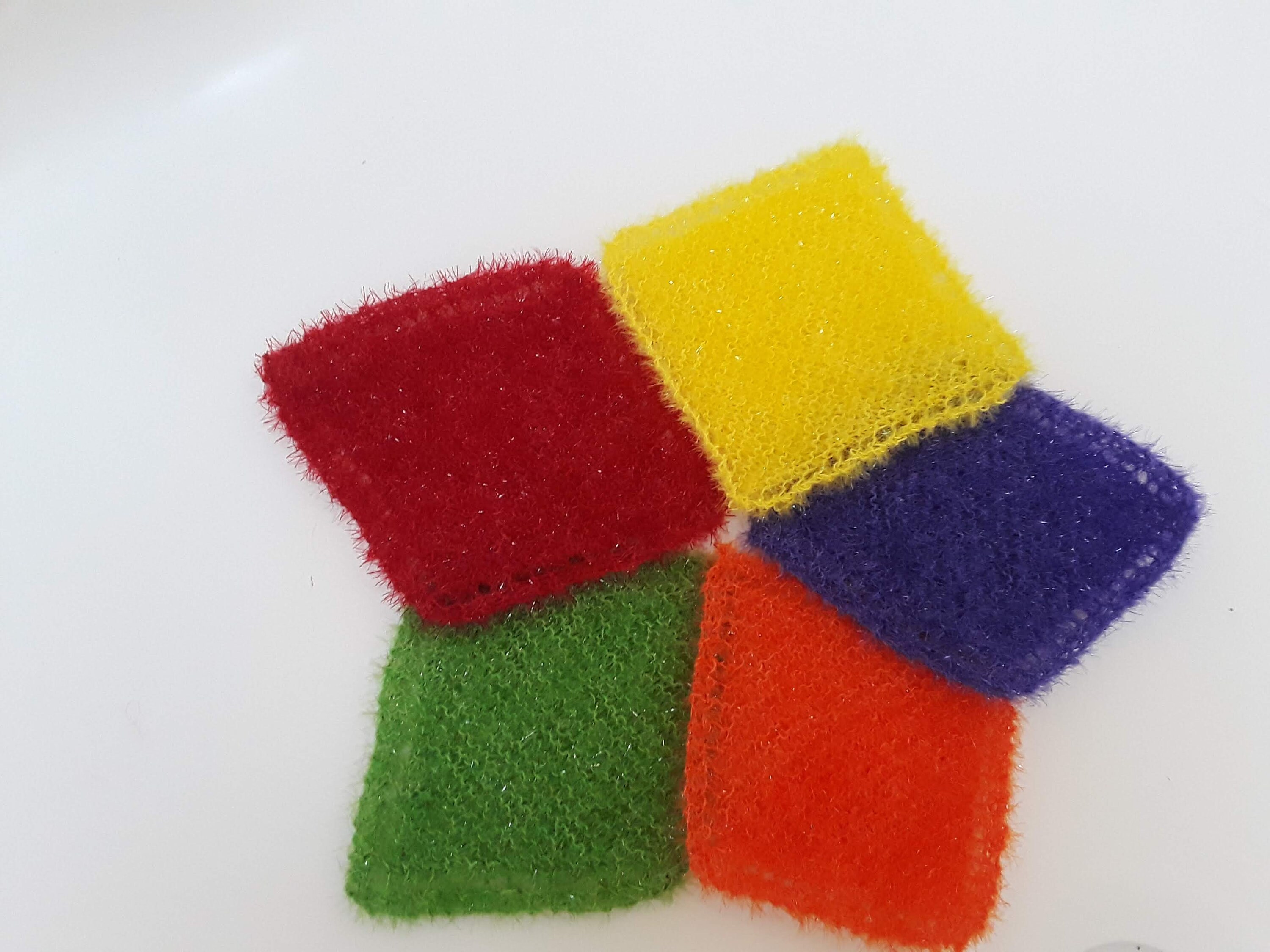 Scrubbies EcoFriendly Dish Scrubbers Bathroom Scrubs Etsy