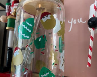 Taça de biscoitos de natal