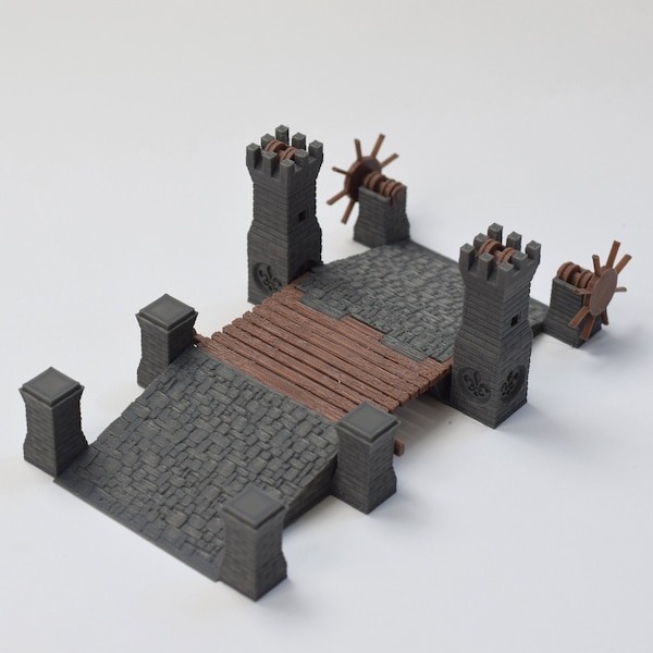 Drawbridge for 28mm miniatures gaming