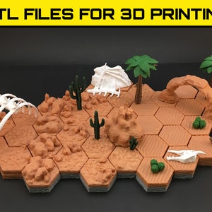 Desert Set - &quot;HEX&quot; tiles
