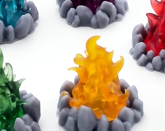 FIRE! Campfire for your miniature gaming campaigns.