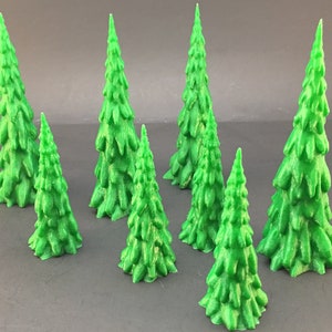 Fir Trees for 28mm miniature gaming