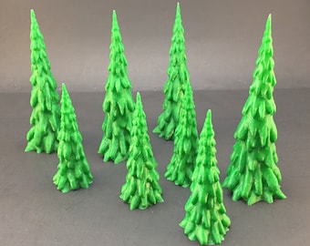 Fir Trees for 28mm miniature gaming