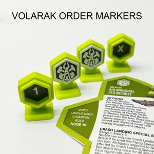VOLARAK Ordnungsmarker: Heroscape Zugfolge-Tracker
