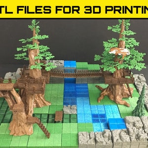 Tree Fort Set - &quot;VIERKANTE&quot; tegels