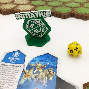 Initiative Tracker, acrylic board game token, Heroscape Initiative Marker, Game token,