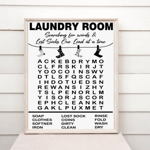Laundry Wall Art, Funny Laundry Room Art, Funny Housewarming Gift Ideas, Laundry Room Sign, Wall Sign for Laundry, Digital Download