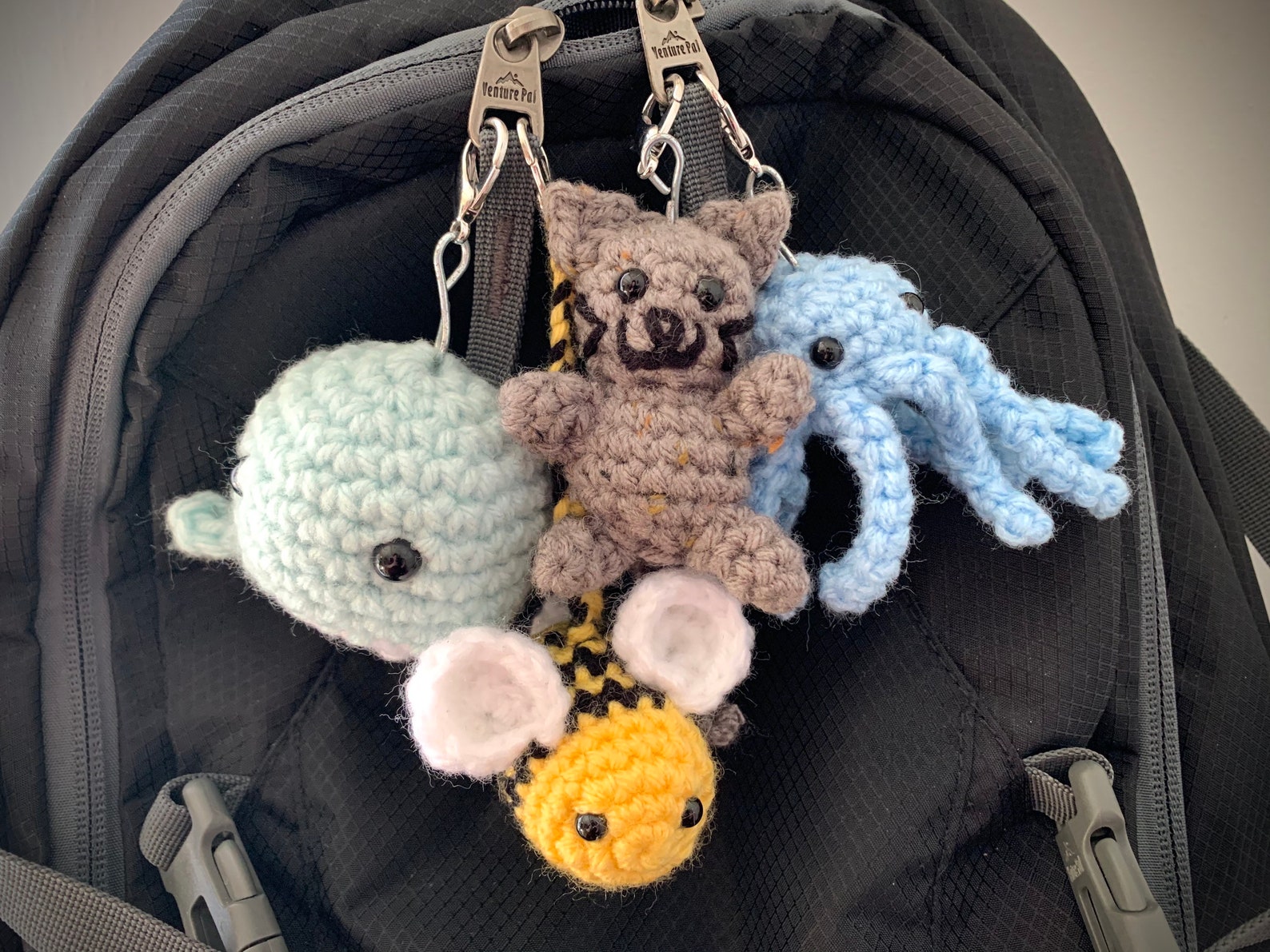 Cute crochet keychains Etsy