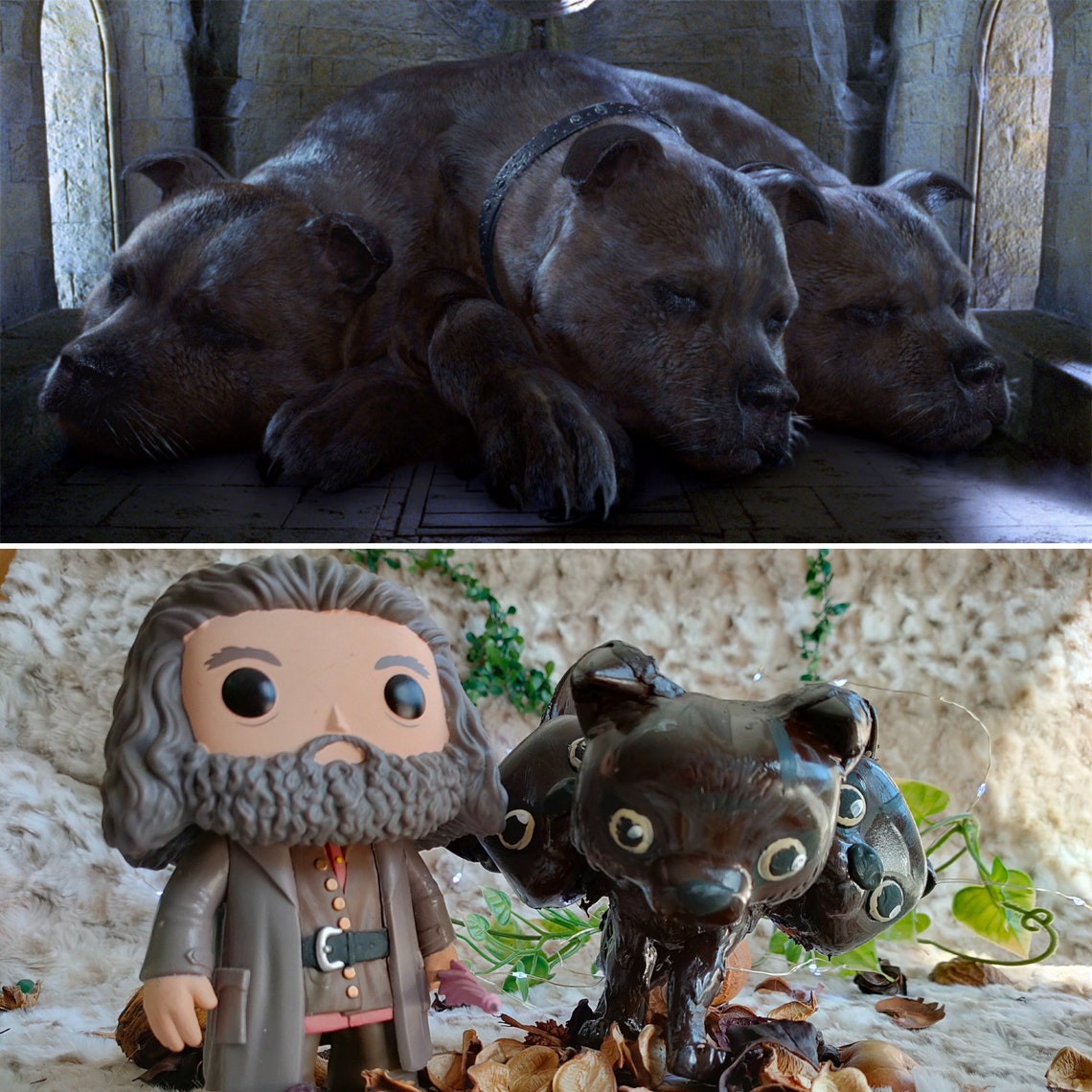 Fluffy Custom Funko Pop Harry Potter Hagrids Magical Creatures Etsy