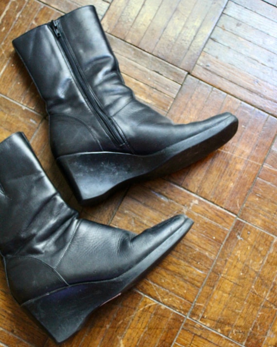 Y2K Black Grunge Boots