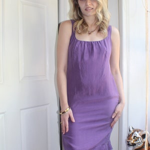 Romeo Gigli purple cocktail dress