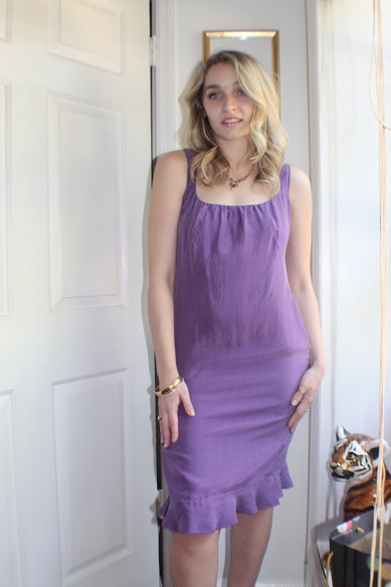 Romeo Gigli Purple Cocktail Dress - image 1