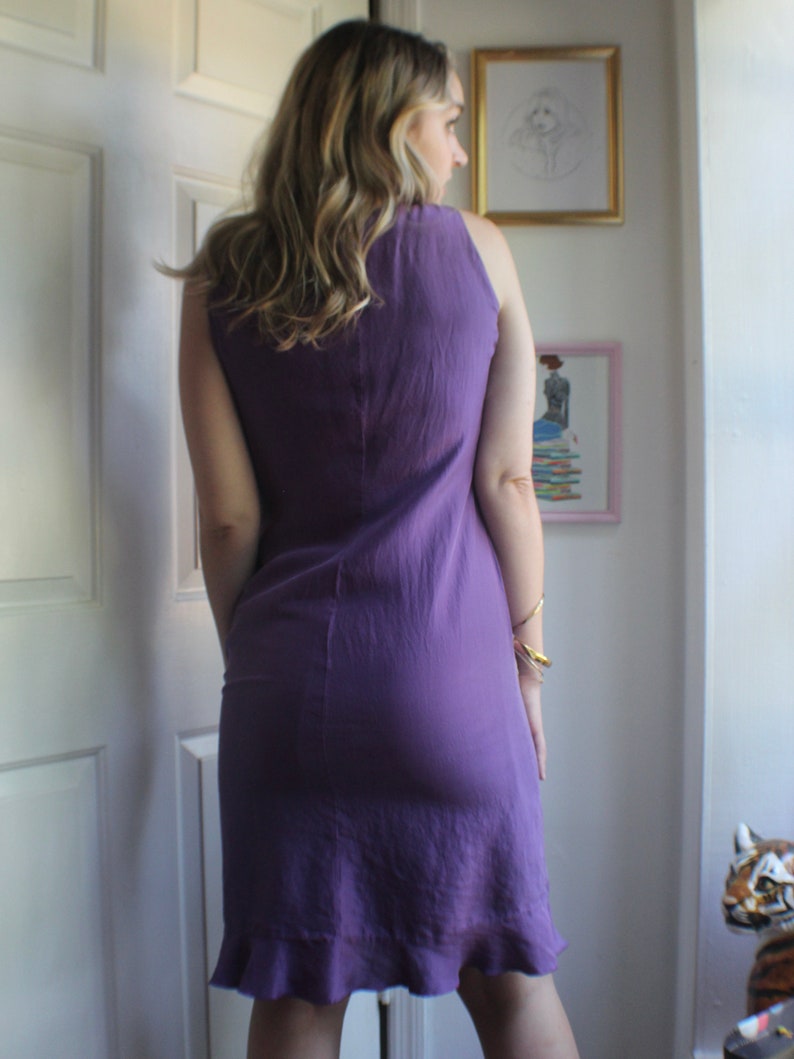 Romeo Gigli purple cocktail dress