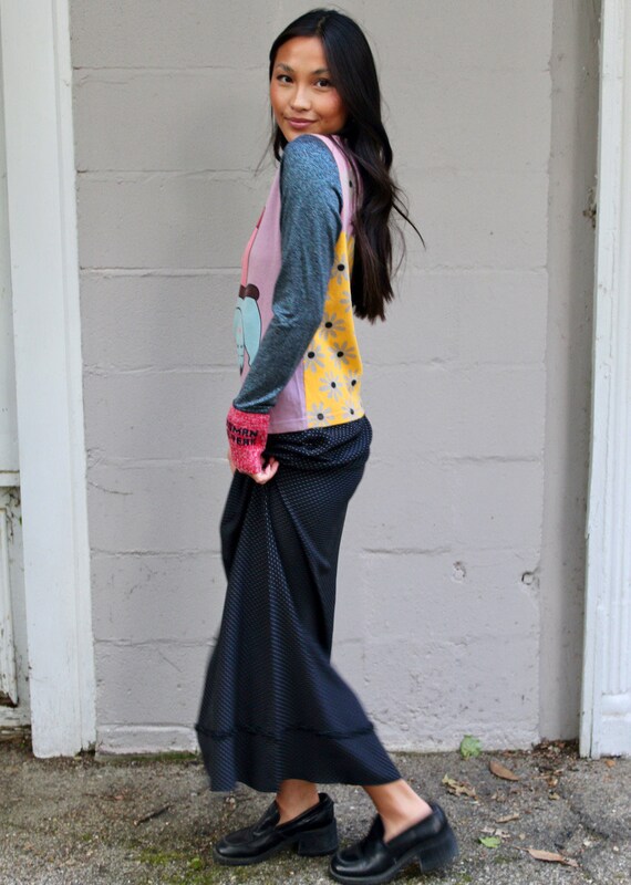 Macey Polka Dot Skirt Dusky Pink